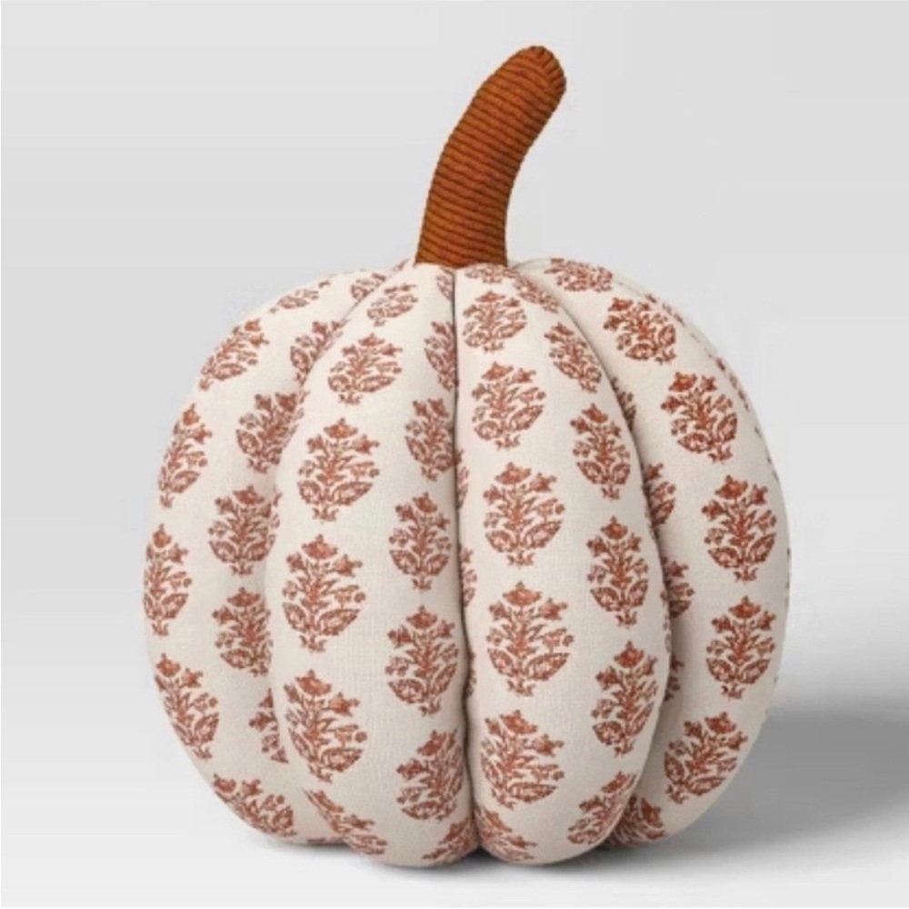 Block Print Shaped Pumpkin Throw Pillow - Threshold™